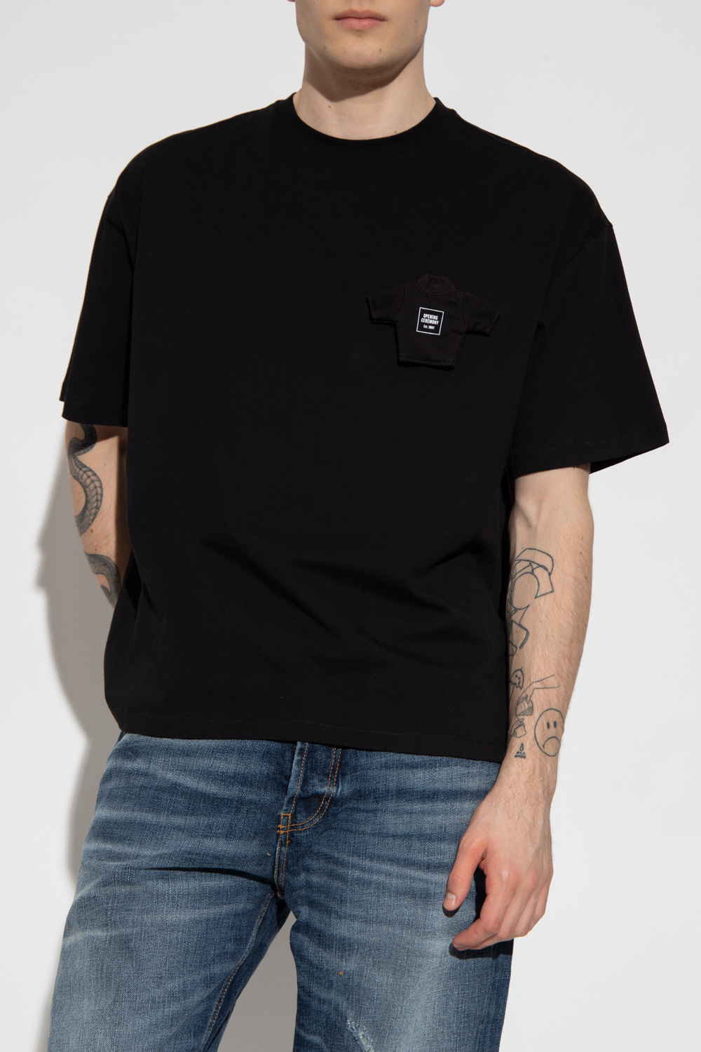 Tシャツ・カットソー OPENING CEREMONY CONSTINC T-SHIRT (YMAA001_S21JER0011101) Opening Ceremony Constinc T-shirt | italist
